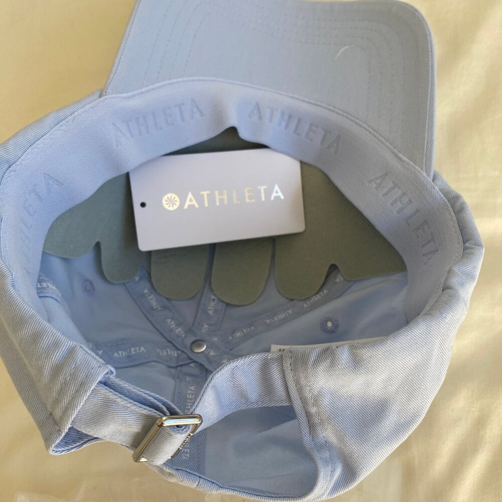 ATHLETA Gossamer Blue All About Small Crossbody Hobo Bag with Bonus Hat😍 - Picture 5 of 7